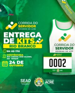 Governo entrega kits para a Corrida do Servidor em Rio Branco nesta sexta, 24