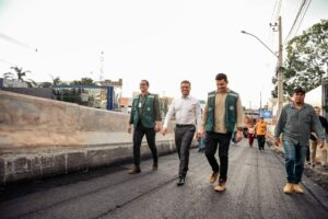 Durante visita à obra do Complexo Viário da Ceará, governador reforça entrega da primeira etapa em março