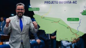 Articulação de Alan Rick garante início da Infovia e Acre recebe investimento de R$ 40 milhões em conectividade