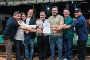 Alan Rick prestigia assinatura da ordem de serviço para nova ponte entre Brasiléia e Epitaciolândia e destaca investimentos na região