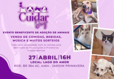 Cuidar Day: evento de adoção de animais no Lago do Amor celebra um ano do Projeto Cuidar, idealizado por Jarude