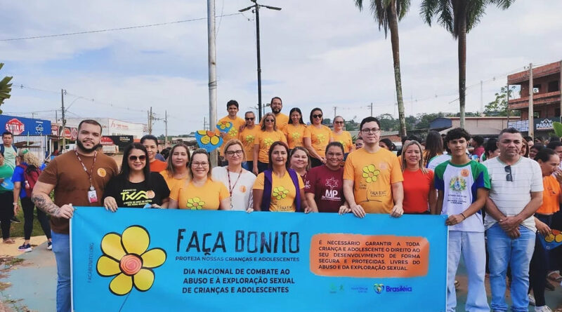 Prefeitura de Brasileia promove Caminhada de Conscientização e Combate a Exploração e de todo tipo de violência contra Crianças e Adolescentes