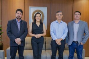 Vice-governadora Mailza recebe dirigentes da Fecomércio e discute fortalecimento de parcerias sociais