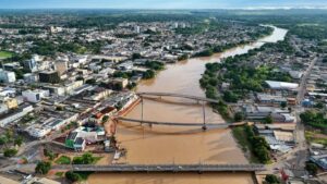 Rio Acre sai da cota de alerta na capital e maioria dos rios acreanos apresenta vazante, aponta boletim da Defesa Civil do Estado