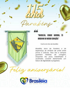 Parabéns, Brasiléia, pelos seus 115 anos!