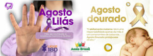 Agosto Lilás e Agosto Dourado: Um Mês de Cuidado, Proteção e Conscientização