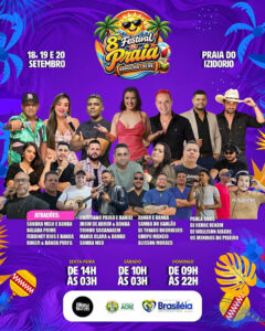 8º Festival de Praia de Brasiléia promete movimentar a fronteira com 18 atrações musicais
